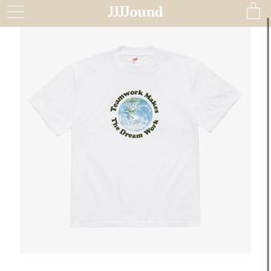 jjjjound soldout tee- makes the dream work